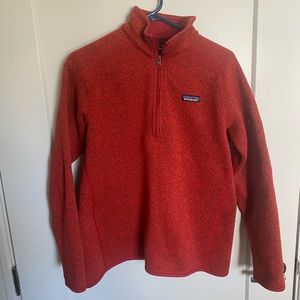 Women’s Red Better Sweater 1/4 Zip Patagonia
